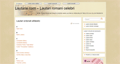 Desktop Screenshot of lautarie.com
